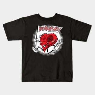 You Broke Me! Broken Heart Mascot Kids T-Shirt